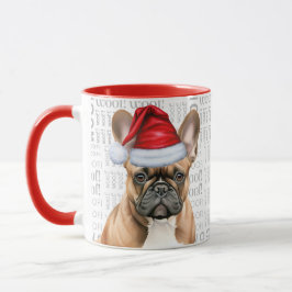 Cute French Bulldog Lover Christmas Holiday マグカップ