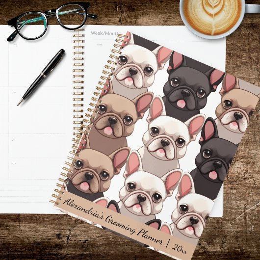 Cute French Bulldog Planner プランナー手帳