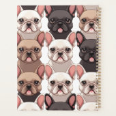 Cute French Bulldog Planner プランナー手帳 (裏面)