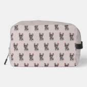 Cute French Bulldog Toiletry Bag ドップキット (裏面)