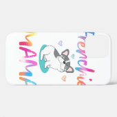 Cute Frenchie Bulldog Mama Colorful Case-Mate iPhoneケース (裏面 (横))