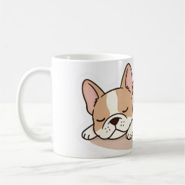Cute Frenchie in Coffee Cup French Bulldog Design コーヒーマグカップ