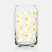 Cute Fried eggs ガラス缶 (正面)