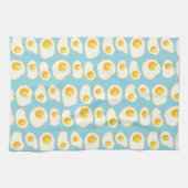 Cute Fried eggs キッチンタオル (横)