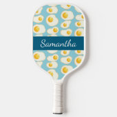 Cute Fried eggs ピックルボールラケット (裏面)