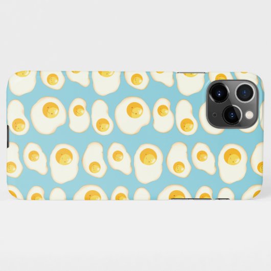 Cute Fried eggs iPhoneケース (裏面横)