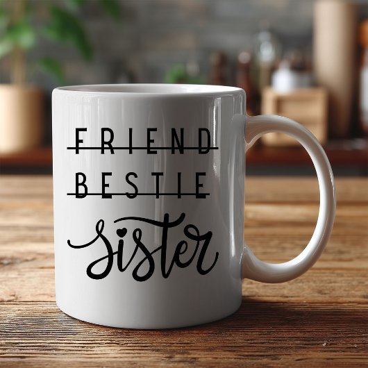 Cute Friend Bestie Sister コーヒーマグカップ