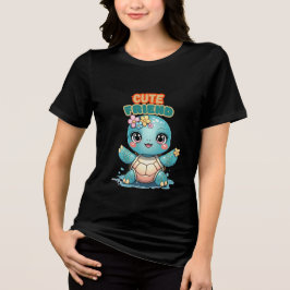 Cute Friend | Sea Turtle Tri-Blend T-Shirt トライブレンドＴシャツ