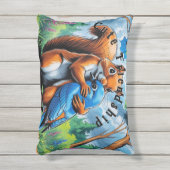 Cute Friendship アウトドアクッション (正面(縦))