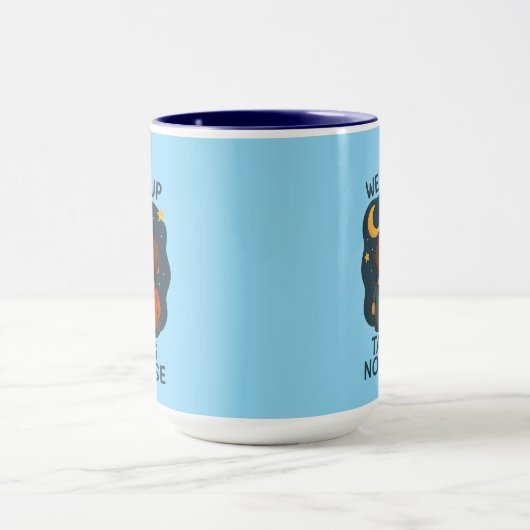 Cute Friendship Night Sky Combo Mug マグカップ (中央)