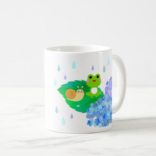 Cute Frog コーヒーマグカップ (正面右)