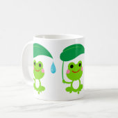 Cute Frog コーヒーマグカップ (正面左)