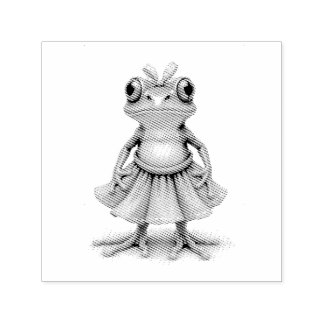 Cute frog セルフインキングスタンプ