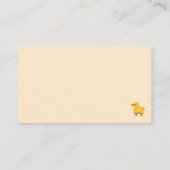 Cute Frog & Bear "Bring a Book" Enclosure Card エンクロージャーカード (裏面)
