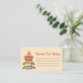 Cute Frog & Bear "Bring a Book" Enclosure Card エンクロージャーカード (スタンド正面)