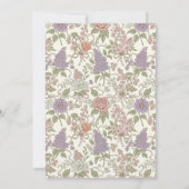 Cute Frog Birthday Invitation for Nature Lover 招待状 (裏面)