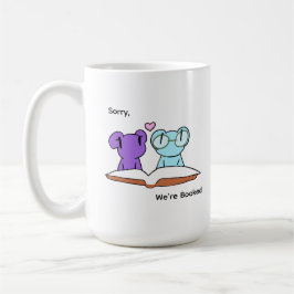 Cute frog booklovers コーヒーマグカップ