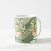 Cute Frog Coffee Lover Mug コーヒーマグカップ (正面右)