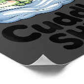 Cute Frog Couple This Is Our Cuddle  ポスター (角)