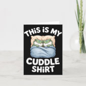 Cute Frog Cozy This Is My Cuddle  カード (正面)