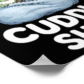 Cute Frog Cozy This Is My Cuddle  ポスター (角)