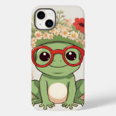 Cute Frog Flower Headband Case-Mate iPhoneケース (裏面)