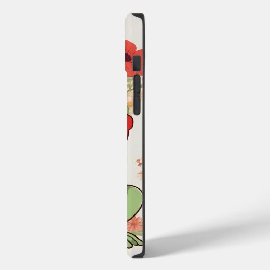 Cute Frog Flower Headband Case-Mate iPhoneケース (裏面 / 左)