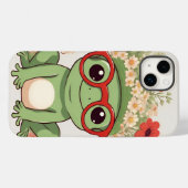 Cute Frog Flower Headband Case-Mate iPhoneケース (裏面 (横))