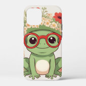 Cute Frog Flower Headband Case-Mate iPhoneケース (裏面)