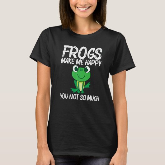 Cute Frog For Men Women Forest Zoo Pet Animal Catc Tシャツ (正面)