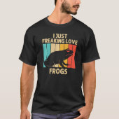 Cute Frog For Men Women Frog  Toad Animal Tadpole  Tシャツ (正面)