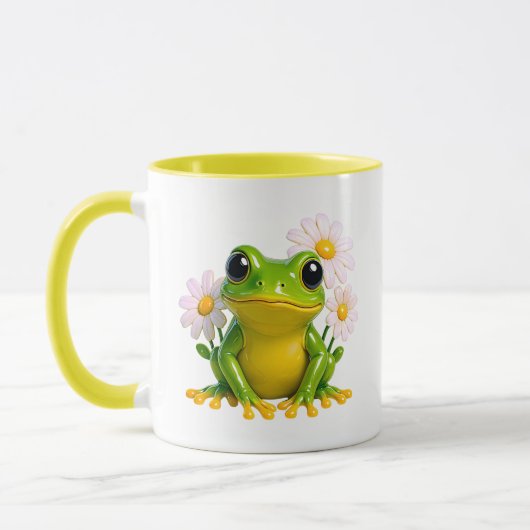 Cute Frog Illustration マグカップ (左)