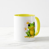 Cute Frog Illustration マグカップ (正面右)