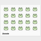Cute Frog Meme Sticker | Funny Aesthetic Frog |  スクエアシール (シート)
