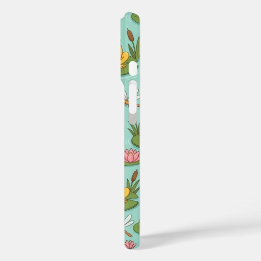 Cute Frog Pond Pattern Case-Mate iPhoneケース (裏面 / 左)