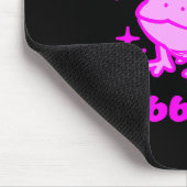 Cute Frog Pun Ribbiting Frog Lovers Quote Design P マウスパッド (コーナー)