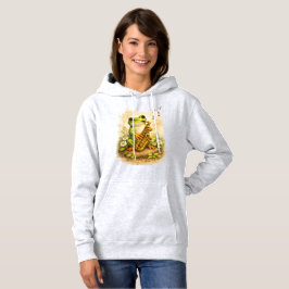 Cute Frog Saxophone Hoodie – Kawaii Animal パーカ