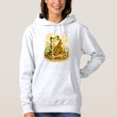 Cute Frog Saxophone Hoodie – Kawaii Animal パーカ (正面)