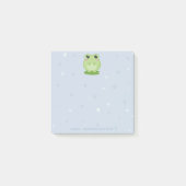 Cute frog sticky notes, back to school stationery ポストイット (正面)