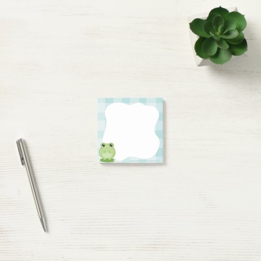 Cute frog Sticky notes, green post-it notes ポストイット (オフィス)