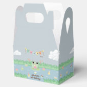 Cute Froggy Birthday Thank You フェイバーボックス (オープン)