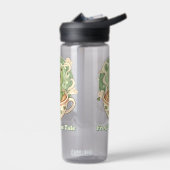 Cute Froggy Coffee Tale Design ウォーターボトル (左面)