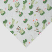 Cute Frogs in Lily Pond 薄葉紙 (詳細)