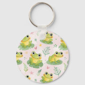 Cute frogs Pattern キーホルダー (裏面)