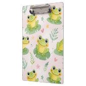 Cute frogs Pattern クリップボード (左)