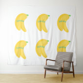 Cute Fruit Art / Tropical Food Aesthetic タペストリー (インサイチュ(横))