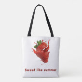 Cute Fruit Pattern Tote Bag トートバッグ (裏面)