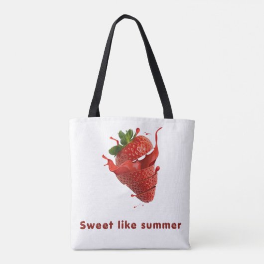 Cute Fruit Pattern Tote Bag トートバッグ (裏面)