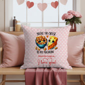 Cute Fruit Pun Custom Name Valentine Accent Pillow クッション