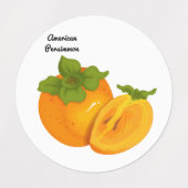 Cute Fruit Stickers Fun Designs School Labels ラベル (デザイン2)
